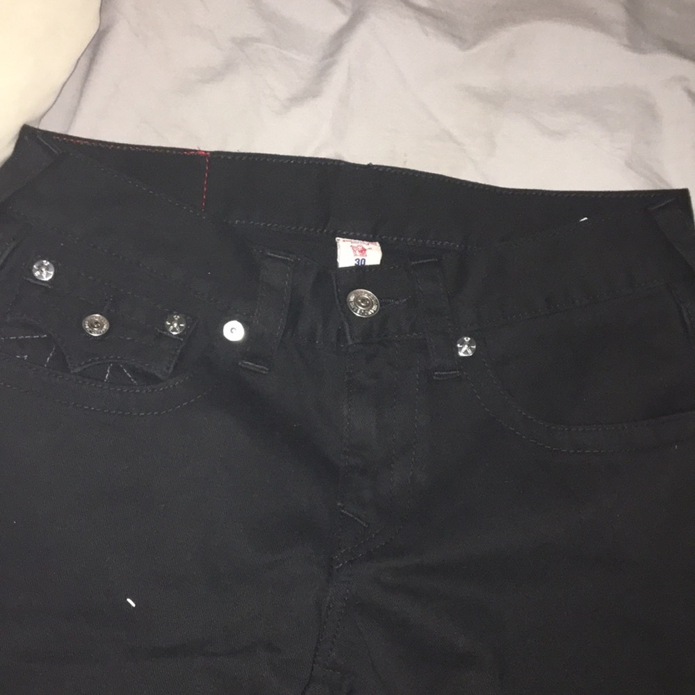 Authentic True Religion straight jeans (black) 30